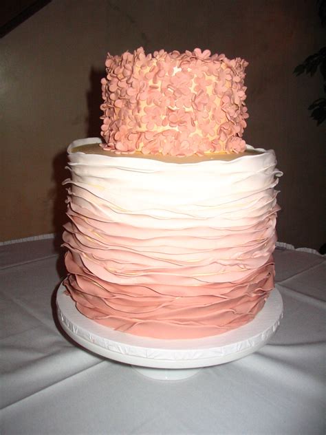 Coral Wedding Cake The Flour Pot Pot Cakes Coral Wedding Cakes Cake