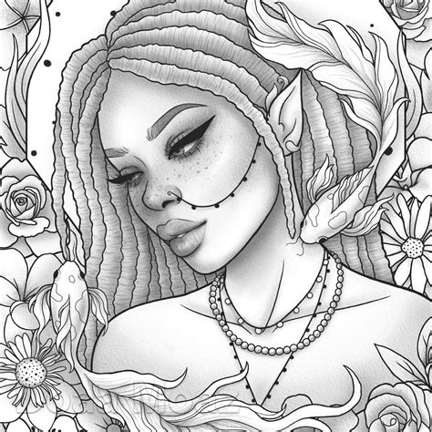 Colouring Pages Etsy Photos Cantik