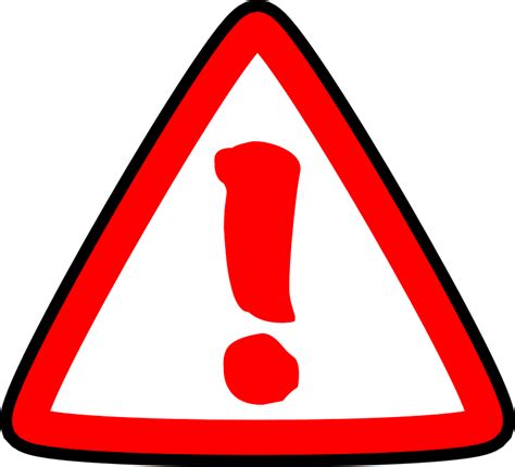 Sign Warning Exclamation Mark · Free Vector Graphic On Pixabay