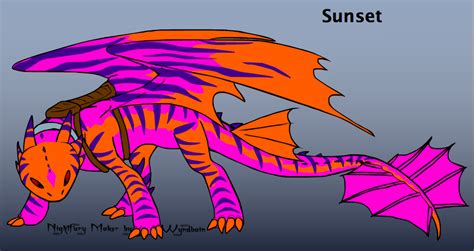 Ever wanted to create your own anime character? Sunset (Night Fury Version) by Sunnybluejay on DeviantArt