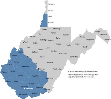 Aep Outage Map West Virginia | Virginia Map