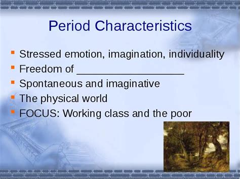 Shape was brought to work through the use of recurring themes. romantic era music characteristics | The Romantic Period (1820-1900) Year 10 igcse 2009-2010 ...
