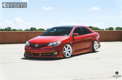 wheel offset 2013 toyota camry flush coilovers custom offsets