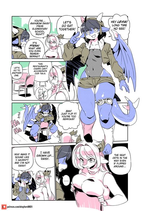 Rule 34 Anthro Big Breasts Breast Envy Dragon Dragon Girl Humor Levia