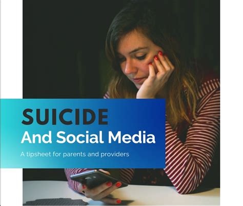 Suicide And Social Media Mental Health Foundation