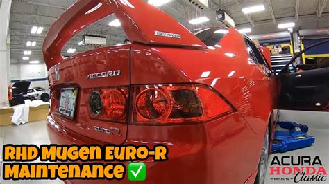 Rhd Euro R Honda Accord Simple Engine Maintenance And Mugen Visor Tsx