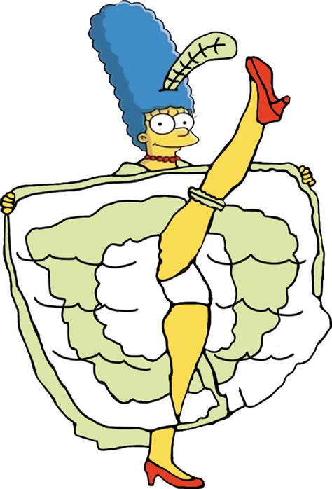 Marge Simpson Doing The Can Can By Homersimpson1983 On Deviantart