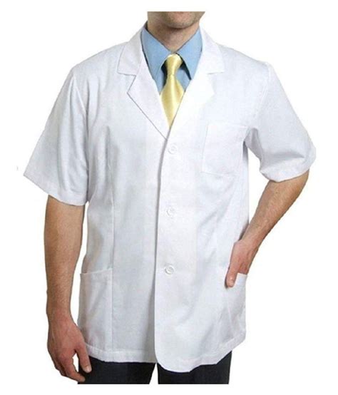 Lab coat, made of pp, customized requirements are welcome. SR BIOTECH APRON LAB COAT-UNISEX Staff Lab Coat M: Buy SR ...