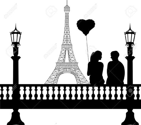 Couple In Love On Valentine S Day In Front Of Eiffel Tower In Paris