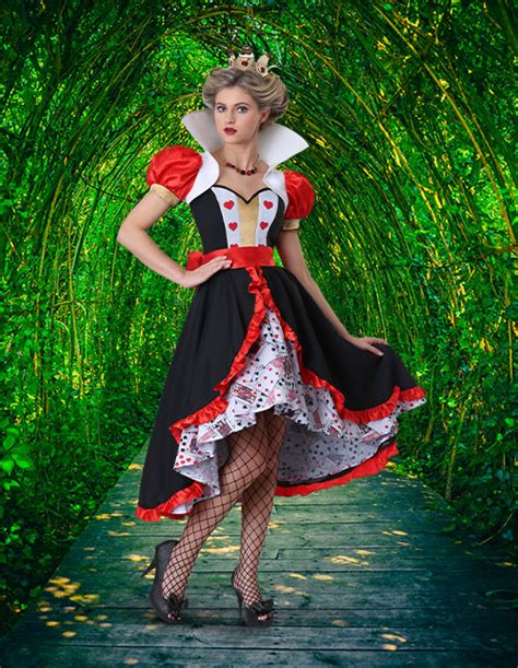 New Free Shipping Disney Alice In Wonderland Red Queen Costume