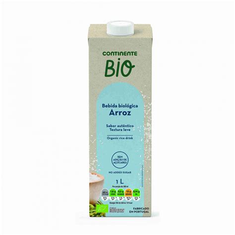 Continente Bio Bebida Vegetal De Arroz Biol Gica L Comparar Pre Os Kabaz