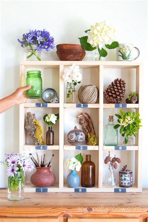 Pottery Barn Farmhouse Style $15 DIY Cubby Wall Shelf - A ...