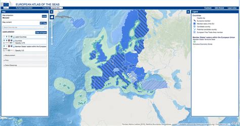 European Atlas Of The Seas Thematic Map On Maritime Europe Ie Eu
