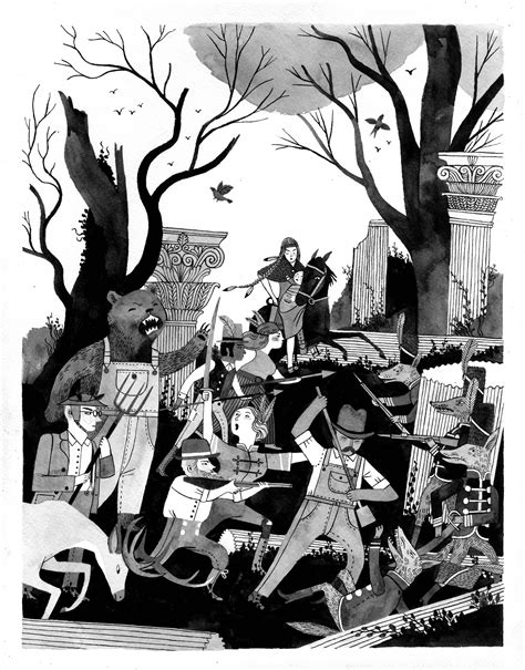 Cason Ellis Scene From Wildwood In 2019 Carson Ellis Illustration