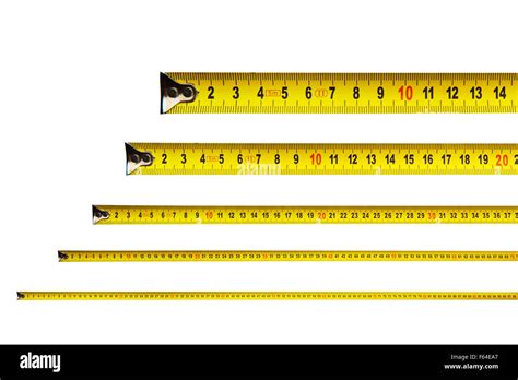 Tape Measure In Centimeters On White Background Stock Photo Alamy