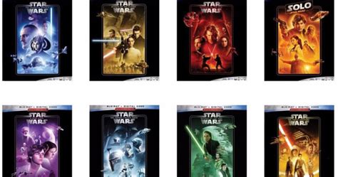 Star Wars Saga Gets New Matching Blu Ray And Dvd Cover Art