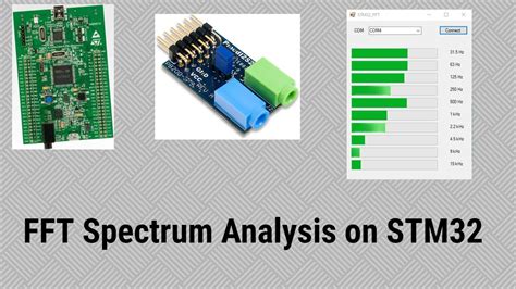 [ 23] fft spectrum analysis audio dsp on stm32 24 bit 48 khz youtube