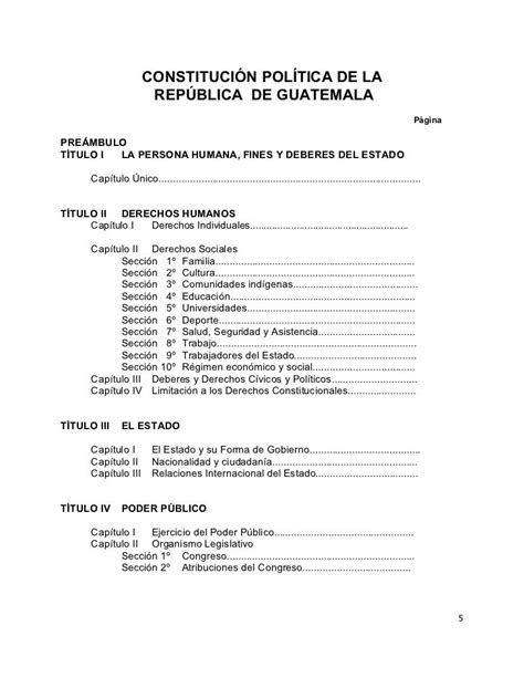Constitucion Politica Delarepublicadeguatemala