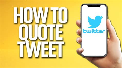 How To Quote Tweet On Twitter Tutorial Youtube