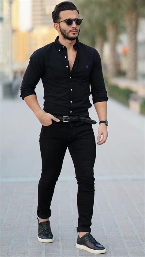 Pin By Hikendip On Herrenmode Black Outfit Men Mens Fashion Casual Outfits Ootd Men Outfits