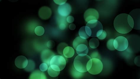 Green Bokeh Effect Particles Overlay Background Video Effects Hd