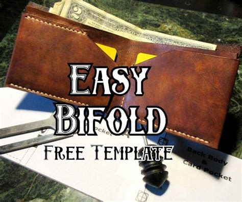 free simple bifold wallet template the art of mike mignola