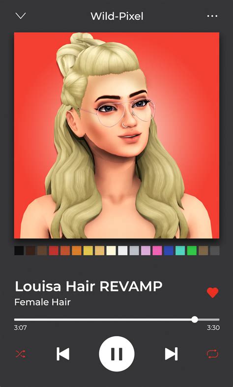 Sims 4 Hairs Imvikai Lyla Hair