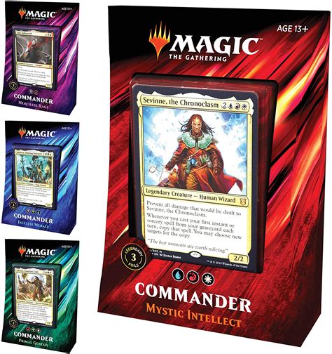 When you're working on your mtg deck building, you probably won't remember every single card in existence. MTG Magic the Gathering Commander Set 2019 - 4 Decks ...