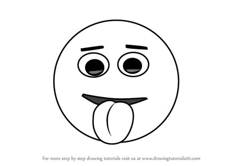 Learn How To Draw Smiley Emoji Emoticons Step By Step Drawing Tutorials