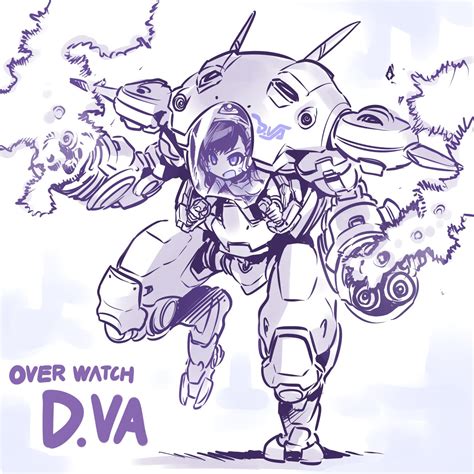 Dva Overwatch Drawn By Ishiyumi Danbooru