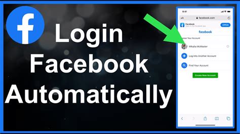 How To Login To Facebook Automatically Youtube