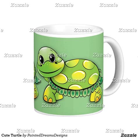Cute Turtle Coffee Mug Cute Turtles Mugs Turtle