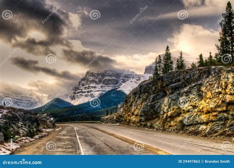 Scenic Mountain Views Stock Photo Image Of Parkway Snowstorm 29497862