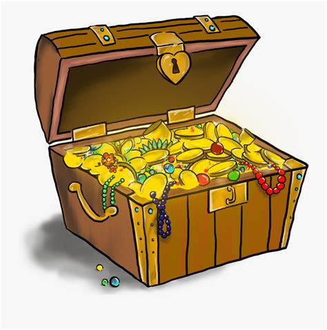 Treasure Chest Png Cartoon Treasure Chest Png Free Transparent Clipart Clipartkey
