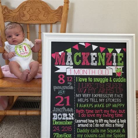 Pin By Custom Printables On Baby Monthly Milestone Signs Baby Month