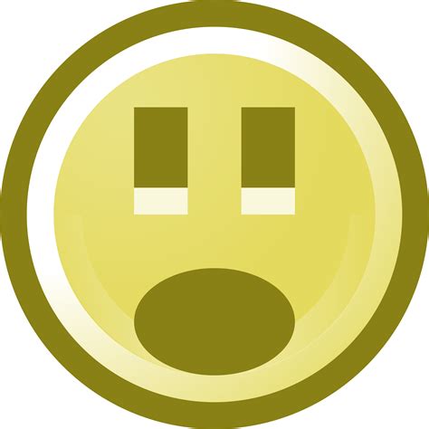 Clip Art Of Shocked Smiley Face Free Image Download