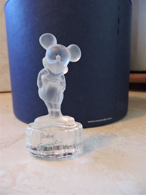 Crystal Mickey Mouse Goebel Figure Collection 2 78 Tall Etsy