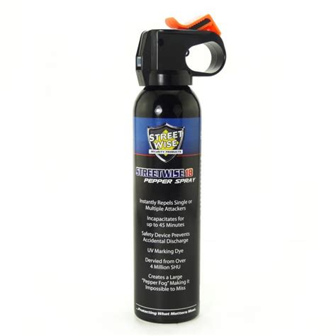 Streetwise 18 Pepper Spray Fire Master 119 Mc Guardian Self Defense