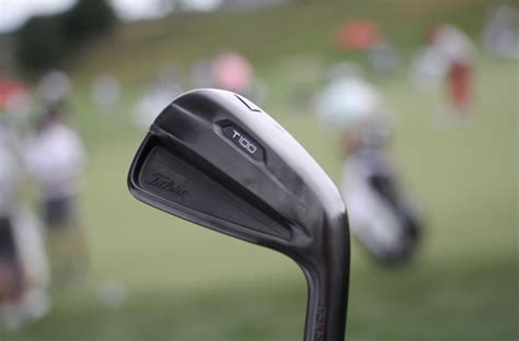 Golfwrx Spotted Cam Smiths 2021 Titleist T100 Irons With Black Finish