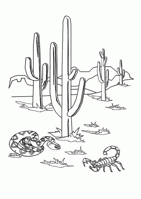 Migliaia di nuove immagini di alta qualità aggiunte ogni giorno. Cactus Snake And Scorpion Coloring Pages | Best Place To ...