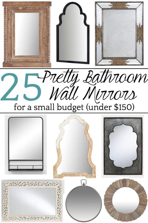 Shop unique mirrors for wall mirrors, bathroom mirrors, and decorative mirrors for sale. Unique Bathroom Mirrors for a Small Budget - Bless'er House