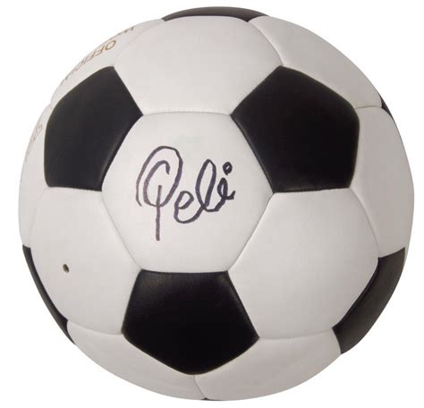 Pele Signed Adidas Replica 1970 World Cup Soccer Ball Beckett