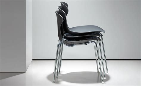 Lei sled plastic chair | the chair market. Orbit Plastic Stacking Chair - hivemodern.com