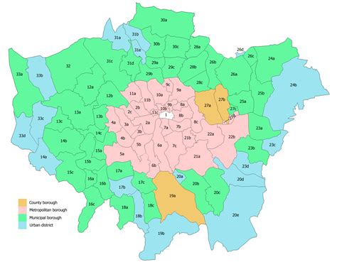 London Map By District