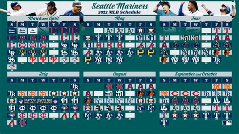 2023 Seattle Mariners Schedule Wallpaper 1920x1080 Rmariners