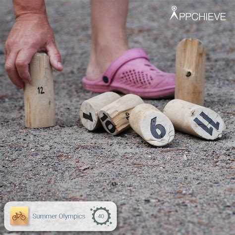 mölkky is a finnish game and it fits perfectly to summer olympics host your own olympics or