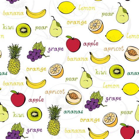 Fruit And Berry Collection — Stock Vector © Fandorina 8958711