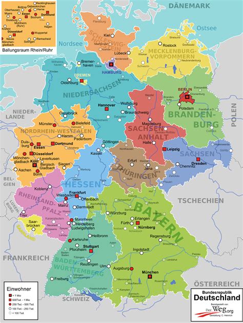 〈in übertragener bedeutung:〉 etwas nimmt allmählich feste umrisse (feste gestalt) an. Deutschland karte - World Map, Weltkarte, Peta Dunia, Mapa ...
