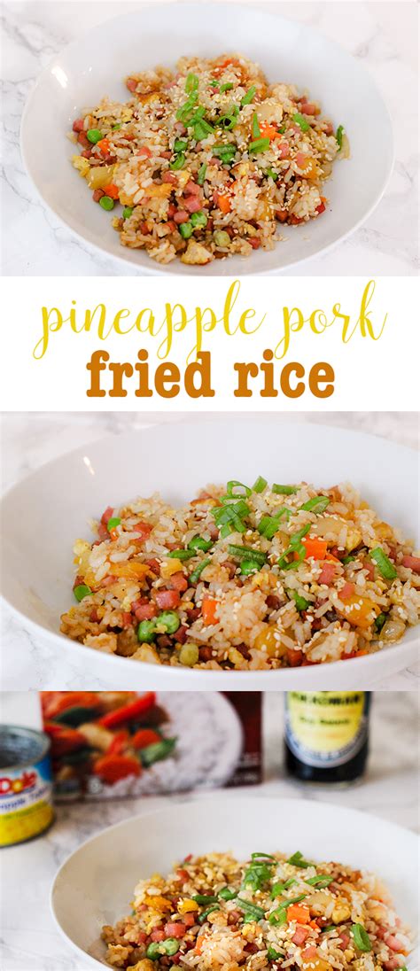 Pineapple Pork Fried Rice Recipe Eat Drink And Save Money