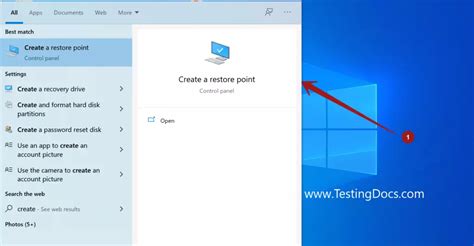 How To Create A Restore Point On Windows 10